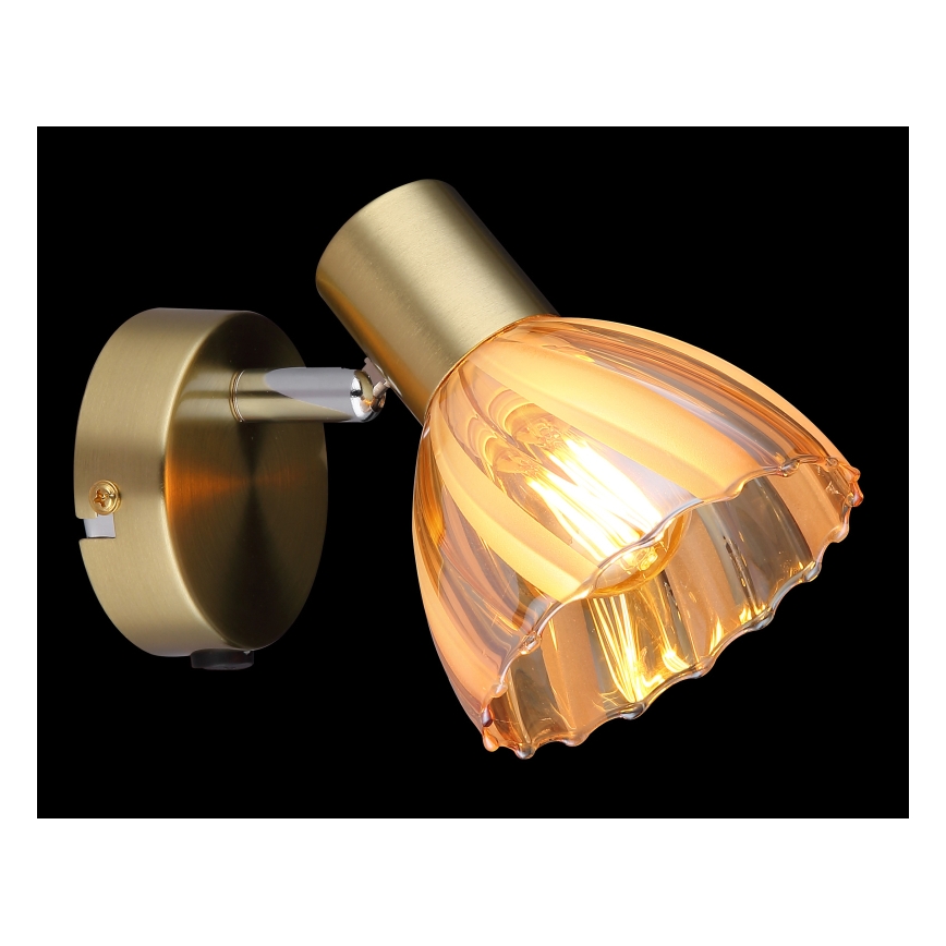 Globo - Väggspotlight 1xE14/40W/230V guld