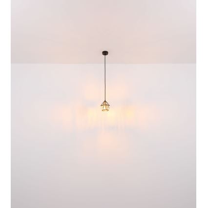 Globo - Ljuskrona med textilsladd 1xE14/40W/230V