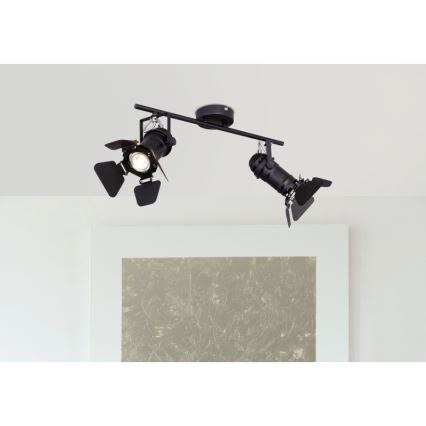 Globo - Riktbar spotlampa 2xGU10/50W/230V