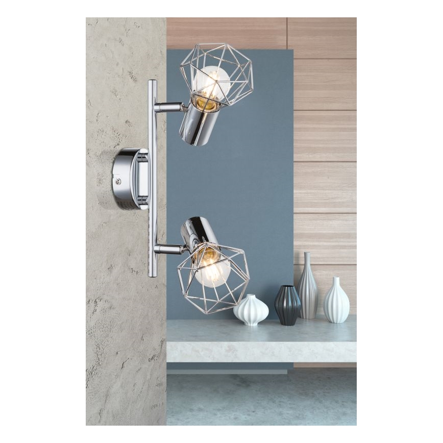 Globo 54802-2 - Spotlight XARA I 2xE14/40W/230V