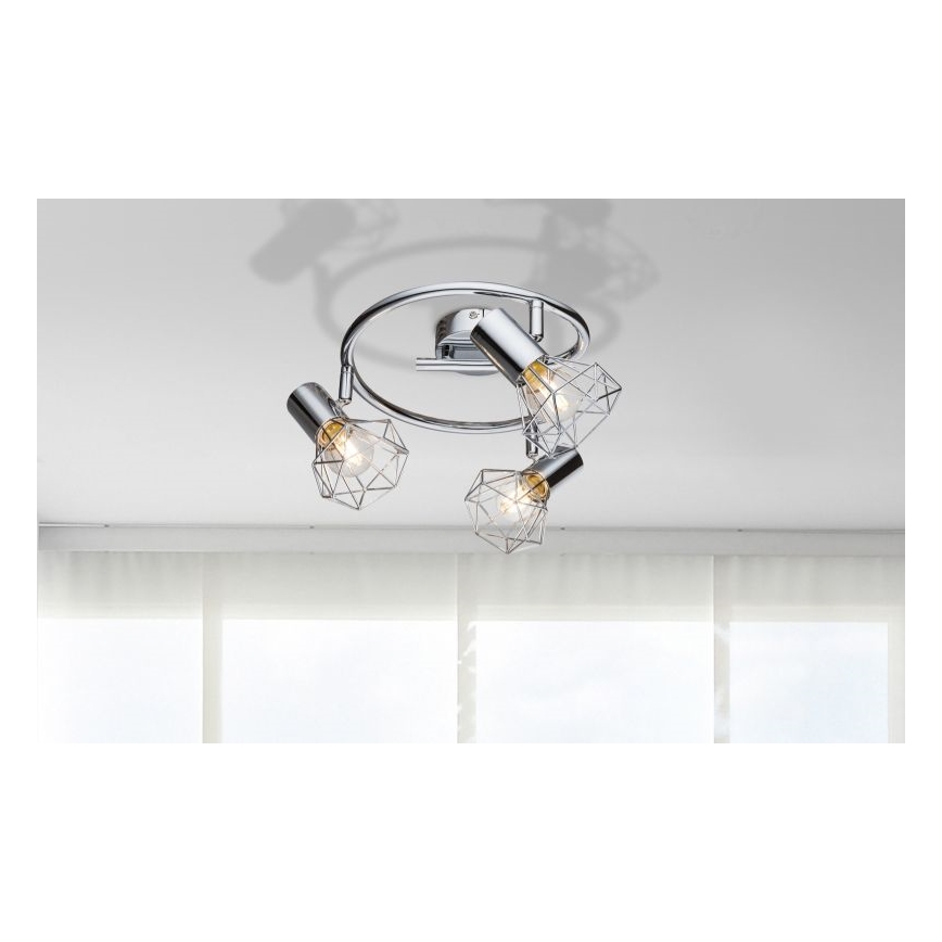 Globo 54802-3 - Spotlight XARA I 3xE14/40W/230V