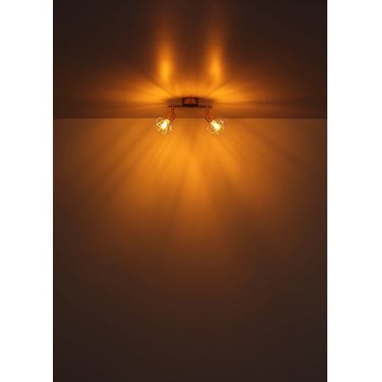 Globo - Spotlight 2xE14/40W/230V guld