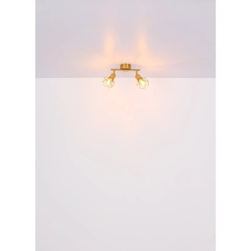 Globo - Spotlight 2xE14/40W/230V guld