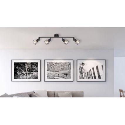Globo 54802S-4 - Spotlight XARA 4xE14/40W/230V