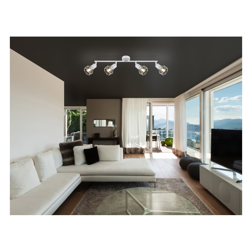 Globo 54802W-4 - Spotlight XARA 4xE14/40W/230V