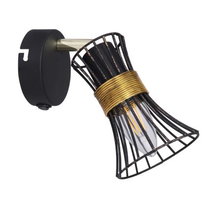 Globo 54814-1 - Väggspotlight PURRA 1xE14/40W/230V