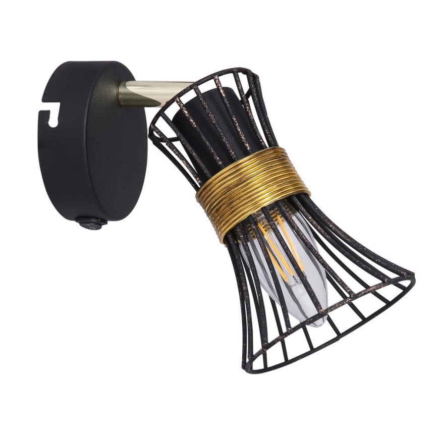 Globo 54814-1 - Väggspotlight PURRA 1xE14/40W/230V