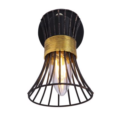 Globo 54814-1 - Väggspotlight PURRA 1xE14/40W/230V