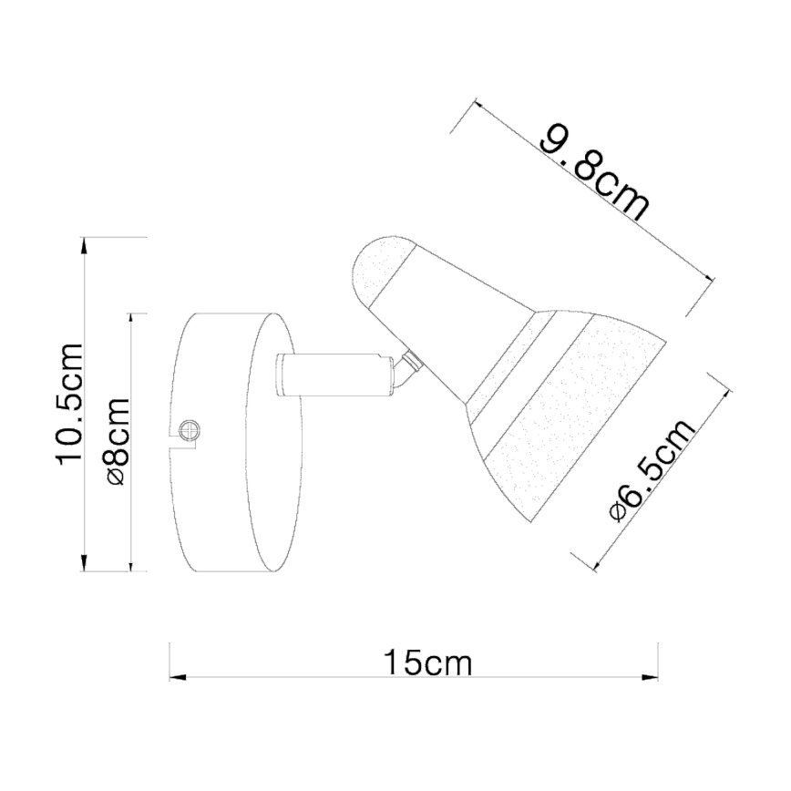 Globo - LED väggspotlight LED/4W/230V