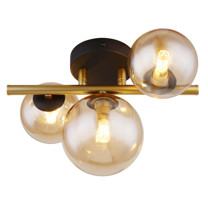Globo - LED ytmonterad ljuskrona RIHA 3xG9/3,5W/230V mässing