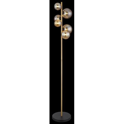 Globo - LED golvlampa 6xG9/3W/230V mässing