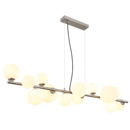 Globo - LED golvlampa 13xG9/3,5W/230V vit