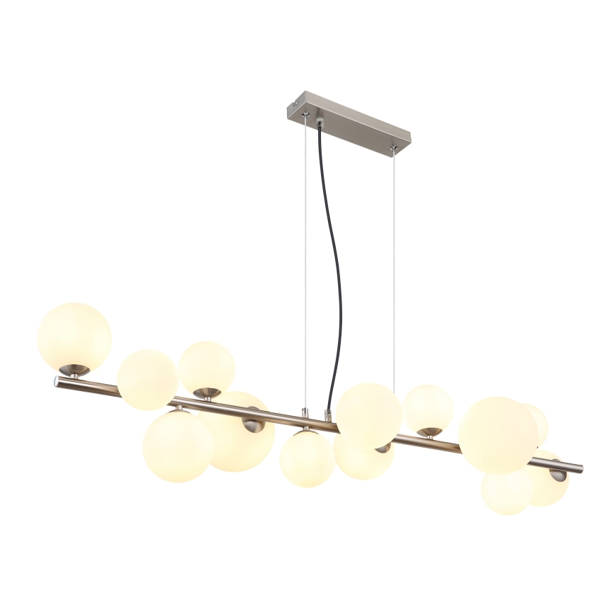 Globo - LED golvlampa 13xG9/3,5W/230V vit