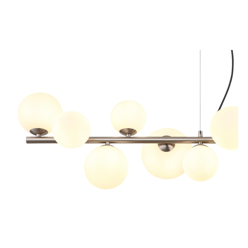 Globo - LED golvlampa 13xG9/3,5W/230V vit