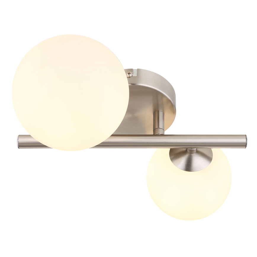 Globo - LED ytmonterad ljuskrona 2xG9/3W/230V matt krom