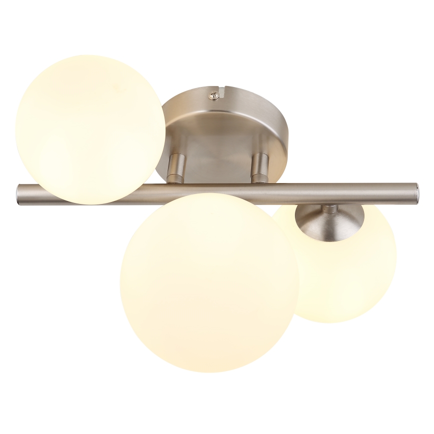 Globo - LED ytmonterad ljuskrona RIHA 3xG9/3,5W/230V matt krom