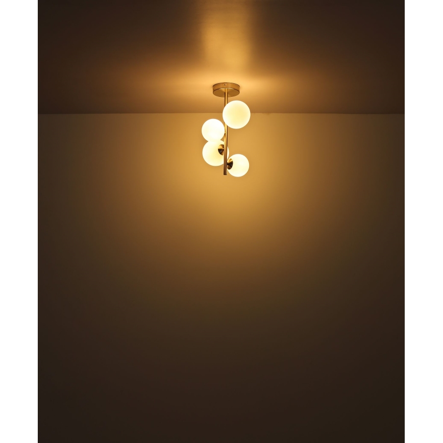 Globo - LED pendelljuskrona 4xG9/3W/230V matt krom