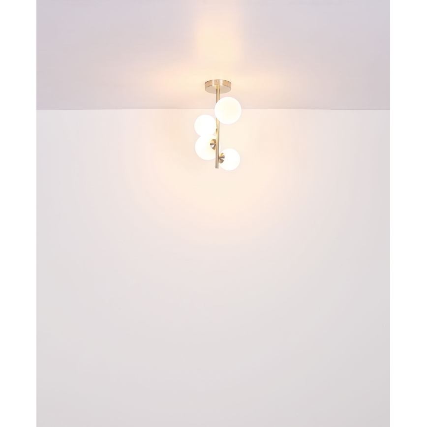 Globo - LED pendelljuskrona 4xG9/3W/230V matt krom