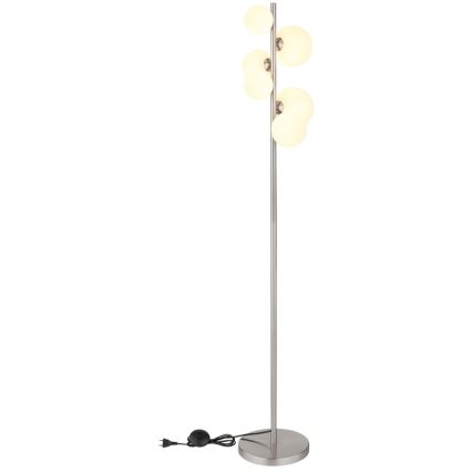 Globo - LED ljuskrona med textilsladd 6xG9/3,5W/230V vit