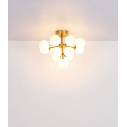 Globo - Ytmonterad ljuskrona 13xG9/5W/230V diameter 56 cm svart