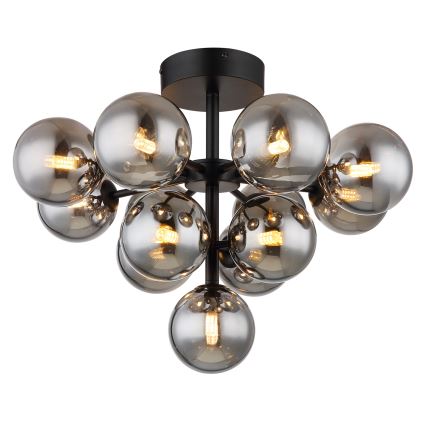 Globo - Ytmonterad ljuskrona 13xG9/5W/230V diameter 56 cm svart