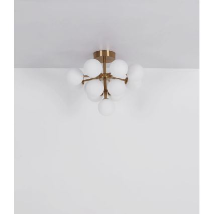 Globo - Ytmonterad ljuskrona 13xG9/5W/230V diameter 56 cm guld