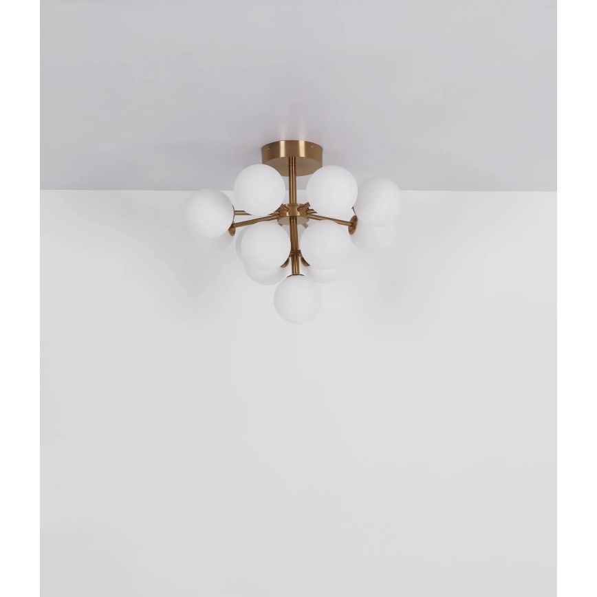 Globo - Ytmonterad ljuskrona 13xG9/5W/230V diameter 56 cm guld