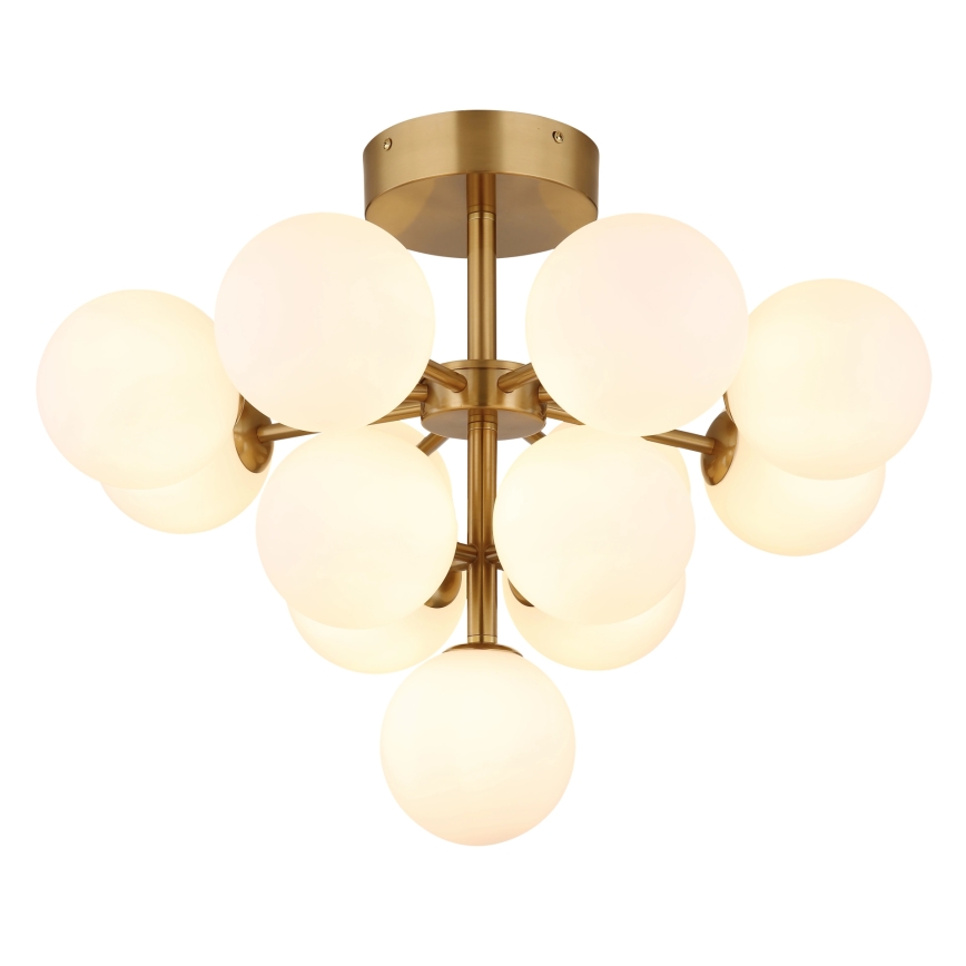 Globo - Ytmonterad ljuskrona 13xG9/5W/230V diameter 56 cm guld