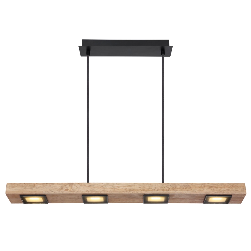 Globo - LED ljuskrona med textilsladd 6xLED/5W/230V