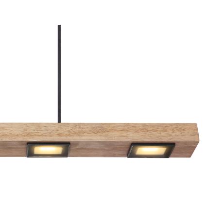 Globo - LED ljuskrona med textilsladd 6xLED/5W/230V
