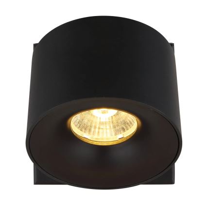 Globo - LED väggspotlight LED/6W/230V svart