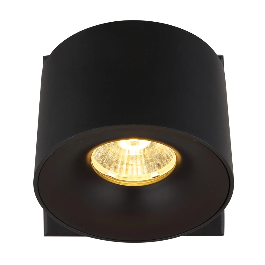 Globo - LED väggspotlight LED/6W/230V svart