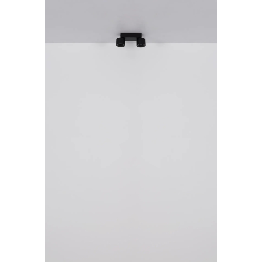 Globo - LED spotlight 2xLED/6W/230V svart