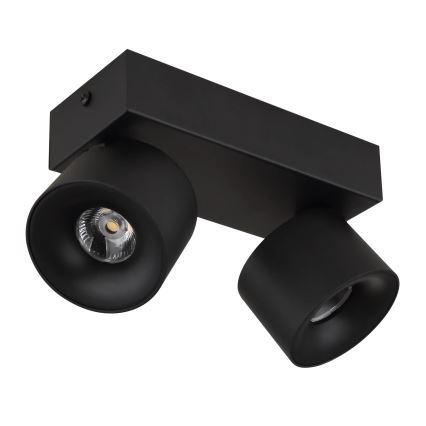 Globo - LED spotlight 2xLED/6W/230V svart