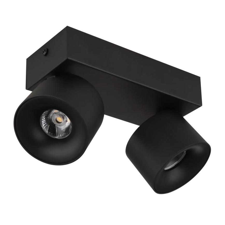 Globo - LED spotlight 2xLED/6W/230V svart