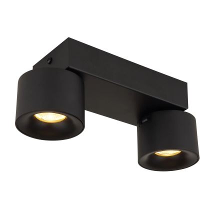Globo - LED spotlight 2xLED/6W/230V svart