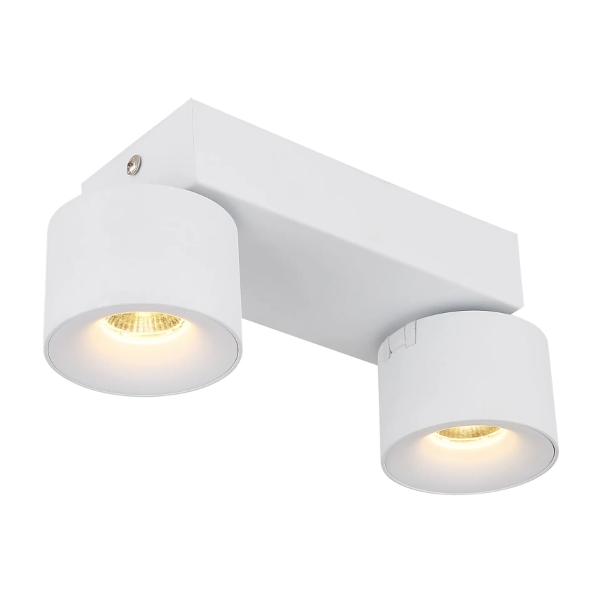 Globo - LED spotlight 2xLED/6W/230V vit