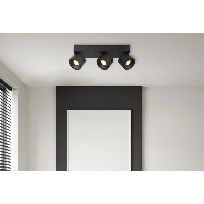 Globo - LED spotlight 3xLED/6W/230V svart