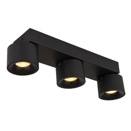 Globo - LED spotlight 3xLED/6W/230V svart