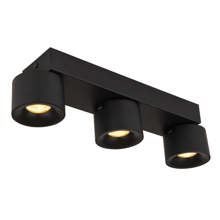 Globo - LED spotlight 3xLED/6W/230V svart