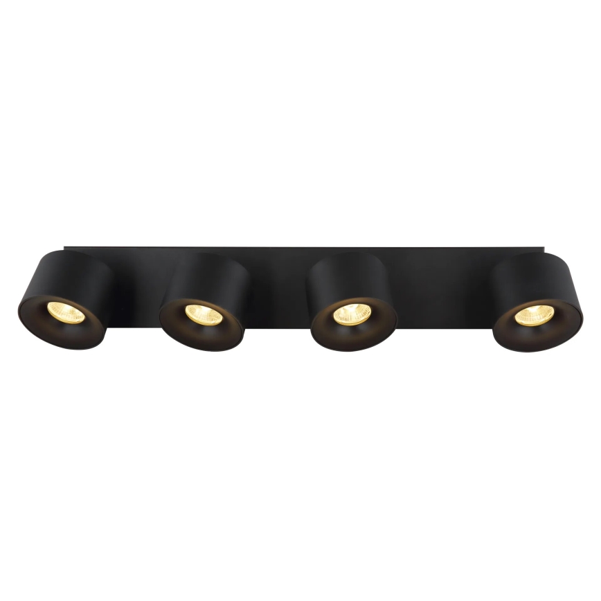 Globo - LED spotlight 4xLED/6W/230V svart