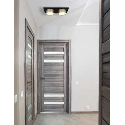 Globo - LED taklampa LED/24W/230V 3000K 46x20 cm mässing