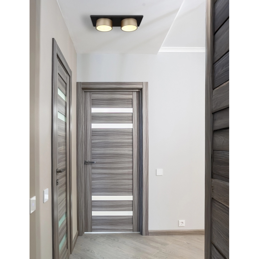 Globo - LED taklampa LED/24W/230V 3000K 46x20 cm mässing