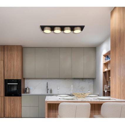 Globo - LED-taklampa LED/40W/230V 3000K 86x20 cm beige