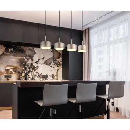 Globo - LED-pendel på vajer LED/40W/230V 3000K beige