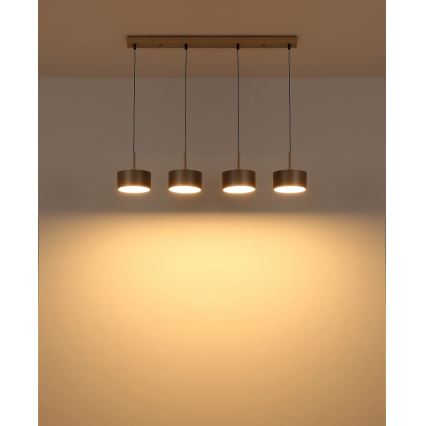 Globo - LED-pendel på vajer LED/40W/230V 3000K beige