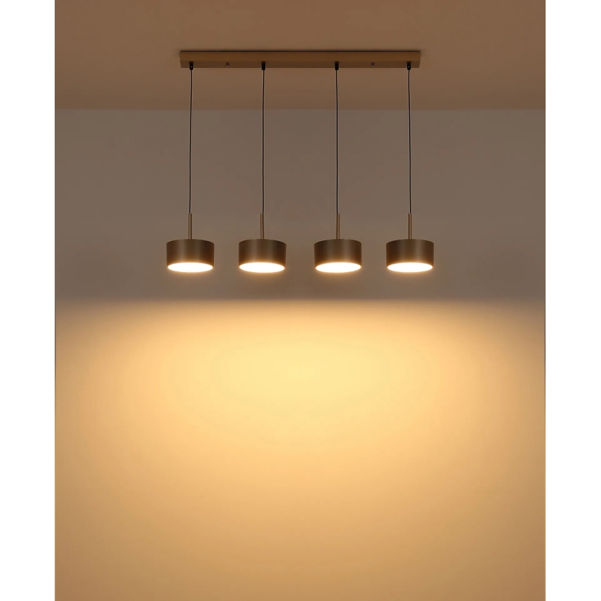 Globo - LED-pendel på vajer LED/40W/230V 3000K beige