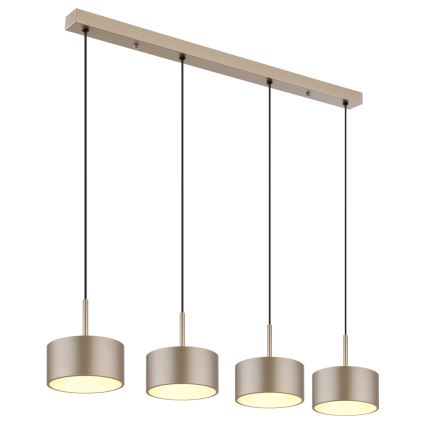 Globo - LED-pendel på vajer LED/40W/230V 3000K beige
