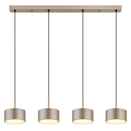Globo - LED-pendel på vajer LED/40W/230V 3000K beige