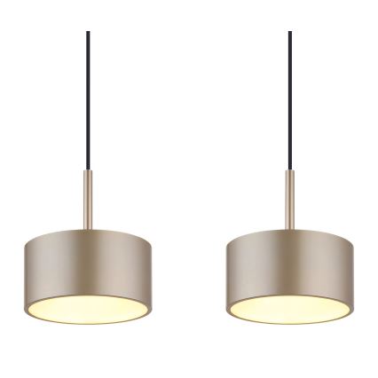 Globo - LED-pendel på vajer LED/40W/230V 3000K beige